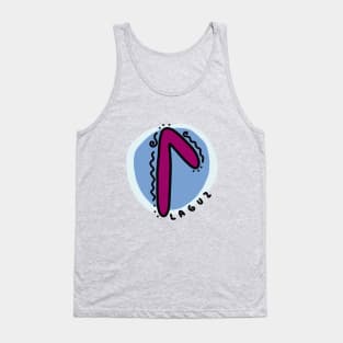 LAGUZ Rune Colorful Doodles Tank Top